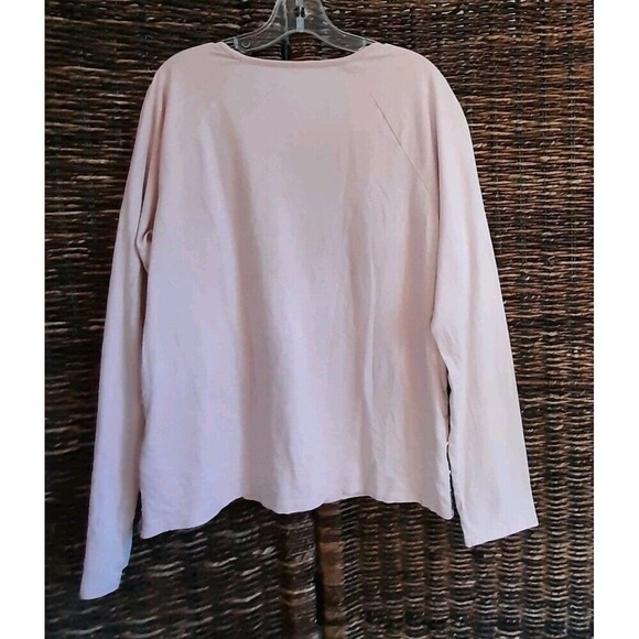 Mini Boden Raglan Long Sleeve Tee Shirt Top 13 14 Pink Sequins Sparkly Holidays - Picture 2 of 5